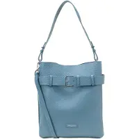Marc O'Polo schoudertas schoudertas Brinja Hobo Bag Stormy Sea Lichtblauw