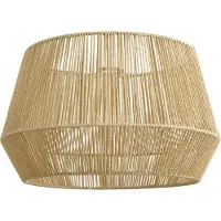 QAZQA Japandi lampenkap met beige papieren touw 50/50/30 - Bullet
