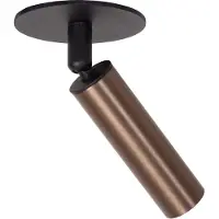 Lucide KEONI - Plafondspot - Ø 8 cm - LED - 1xG9 - Koffie - Essential