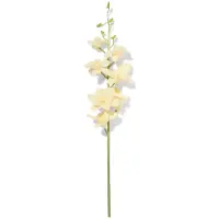 HEMA Kunstbloem dendrobium 55cm rubber wit (wit)