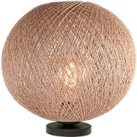 Masterlight Tafellamp Corda Touw Naturel Middel