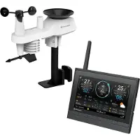 Bresser Weerstation - HD Wifi-Weerstation - Solar 7-in-1 Sensor - Zwart