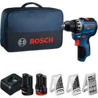 Bosch GSR 12V-31 Accu schroefboormachine 12V | 1x 2,0Ah + 1x 3,0Ah accu + GAL 12V-20 + accessoires | In tas - 06019S6005