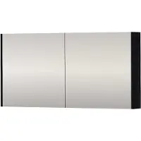 Proline SPK Comfort Spiegelkast Dubbelzijdig 120x14x60 cm Black Oak