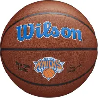 Wilson NBA New York Knicks Composite In/Outdoor Basketbal (7) | 7