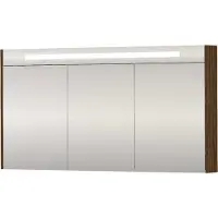 Proline SPK Premium Spiegelkast LED 140x14x74 cm Cabana Oak