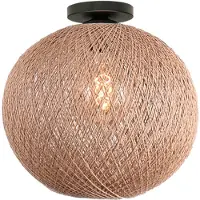 Masterlight Plafondlamp Corda Touw Naturel Middel