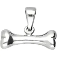 MOOYE ® - Collectie Zilveren Hondenbot massief kettinghanger