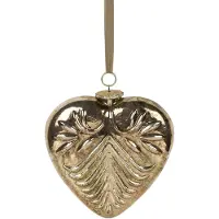 Mars & More decoratie hart goud 17cm