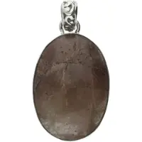 MOOYE ® - Collectie Zilveren Jaspis edelsteen ovaal groot hanger
