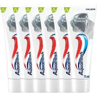 Aquafresh Tandpasta Tandsteen Controle - 6 x 75 ml - Voordeelverpakking