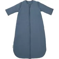 Meyco Baby Studio Collection Classic Baby Slaapzak - Afritsbare Mouwen - Indigo - 70cm - 2.5 TOG