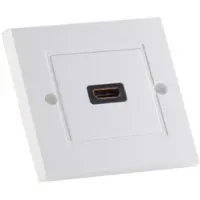 S-Conn S/CONN 79500-1, HDMI, Wit, 85 mm, 85 mm, 1 stuk