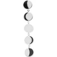 MOOYE ® - Collectie Zilveren Maanfasen bewegend XL kettinghanger