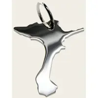 MOOYE ® - Collectie Zilveren Landkaart Formentera ketting hanger