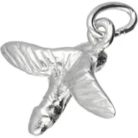 MOOYE ® - Collectie Zilveren Penis met vleugels klein kettinghanger