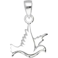 MOOYE ® - Collectie Zilveren Duif kettinghanger