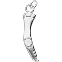 MOOYE ® - Collectie Zilveren Tapijtsnijder Stanleymes kettinghanger