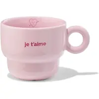 HEMA Mok 240ml keramiek hartjes