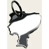 MOOYE ® - Collectie Zilveren Landkaart Ecuador ketting hanger