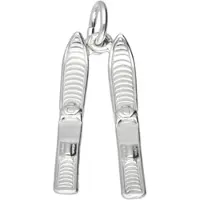 MOOYE ® - Collectie Zilveren paar ski's kettinghanger