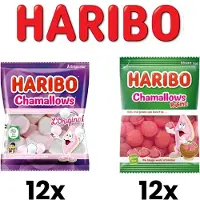 Haribo Mix Pack - Chamallow Rubino - Chamallow Pink&White - Halal - Snoep - - Marshmallow - 70 gram