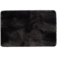 Hamat Arizona Badmat 50x78 cm – Antraciet – Zachte Badkamermat van Chenille – Waterabsorberende Douchemat – 100% Polyester – Oeko-Tex Gecertificeerd