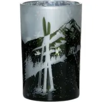 Mars & More Theelichthouder skigroen groot 18cm