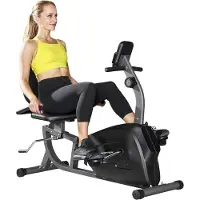 SPORTNOW - Magnetische hometrainer - Metaal, PP - 132x62x100cm - Zwart