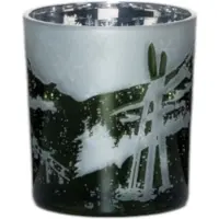 Mars & More Theelichthouder skigroen klein 8cm
