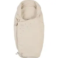 Voksi Wool Wrap - Omslagdoek baby - Wikkeldeken baby - Wikkeldeken met wol - Wiegdeken - Sand