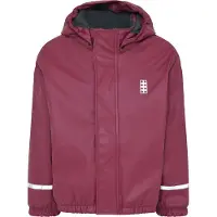 Lego Wear Regenjacke m. Fleece - PU - LWJipe 708 - Bordeaux - - 4 Jahre (104) - Regenjacken