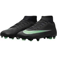 Nike Mercurial Superfly 11 Club Gras / Kunstgras Voetbalschoenen (MG) Zwart Felgroen Zilvergrijs