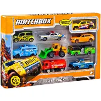 Matchbox Pack de 9 véhicules Modèle aléatoire