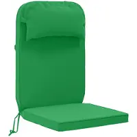 vidaXL Kussen voor Adirondack-stoel 100% Polyester Groen