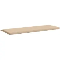 vidaXL Bankkussen SOEST 100% Polyester Crèmekleurig 140 x 50 x 5 cm