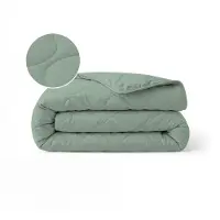 Zelesta Special Mousseline Zomerdekbed - Eucalyptusgroen 240x200cm