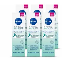 Nivea 6 x - Nacht Exfoliant - DERMA Huidzuiver Dagelijkse Verzorging - Met Salicylzuur (AHA), Glycolzuur & Niacinamide - Tegen Acne & Mee-eters - 40 ml - Voordeelverpakking - 6 stuks