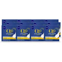 Nivea 12 x - Nachtcrème - Q10 POWER Anti-Rimpel - Voor alle huidtypen - Met Q10 & Creatine - 50 ml - Voordeelverpakking - 12 stuks