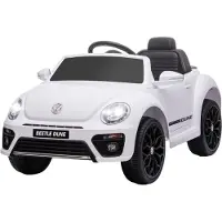 AIYAPLAY Elektrische Kinderauto Kunststof, Metaal 97L x 56,5B x 46H cm Wit