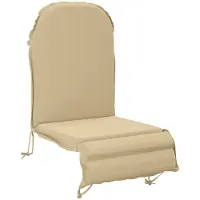 vidaXL Kussen voor Adirondack-stoel GEMERT 100% Polyester Beige