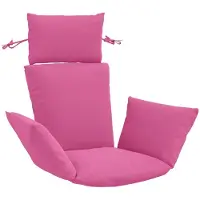 vidaXL Adirondack Kussen PUTTEN 100% Polyester Roze 60 x 145 x 10 cm