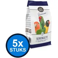 Deli Nature 5x Birdelicious Serengeti Grote Parkieten - Vogelvoer - 800g