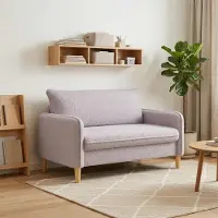 vidaXL XXL-fauteuil Lichtgrijs Bouclé