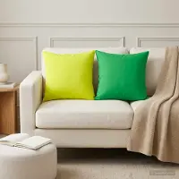 vidaXL Kussen met kussen HEERLEN 6 st Heldere Groen. Polyester
