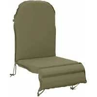 vidaXL Kussen voor Adirondack-stoel GEMERT 100% Polyester Olijfgroen