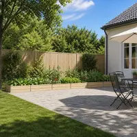 vidaXL Verhoogde Tuinbak Ivoor 600 x 80 x 24 cm koudgewalst staal