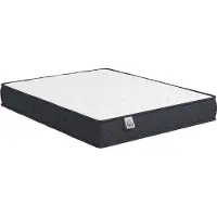 HOMCOM Matras - Gebreide stof (100% polyester), traagschuim - 200 x 160 x 20 cm - Wit en grijs