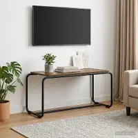 vidaXL TV Stand 80 x 35.5 x 42 cm Gerookt eiken Bewerkt hout