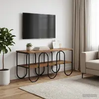 vidaXL TV-meubel 100 x 40 x 50 cm Oud hout Bewerkt hout